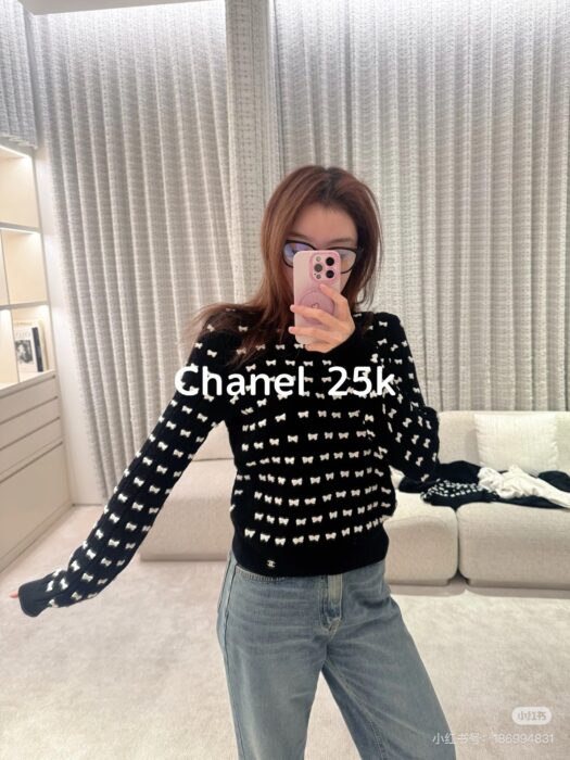 샤넬 리본 크루넥 니트 레플리카 미러급 SA급 S급 고퀄리티 하이엔드 최상급 의류 [여성] 3