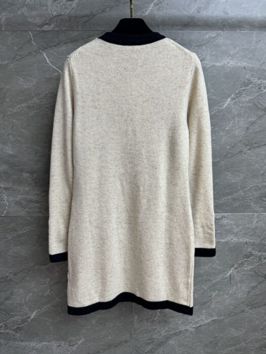 샤넬 콘트라스트 니트 드레스 레플리카 미러급 SA급 S급 고퀄리티 하이엔드 최상급 의류 [여성] 9