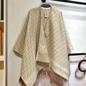 펜디 올 오버 FF로고 자카드 혼방 케이프 베이지 레플리카 미러급 SA급 S급 고퀄리티 최상급 하이엔드 [여성]