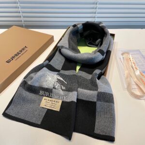 버버리 승마 배색 체크 스카프 그레이 블랙 캐시미어 레플리카 미러급 SA급 S급 고퀄리티 최상급 하이엔드 머플러 목도리 [남성여성공용]