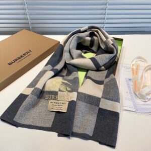 버버리 승마 배색 체크 스카프 그레이 베이지 캐시미어 레플리카 미러급 SA급 S급 고퀄리티 최상급 하이엔드 머플러 목도리 [남성여성공용]