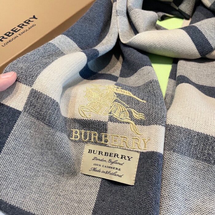 버버리 승마 배색 체크 스카프 그레이 베이지 캐시미어 레플리카 미러급 SA급 S급 고퀄리티 최상급 하이엔드 머플러 목도리 [남성여성공용] 6