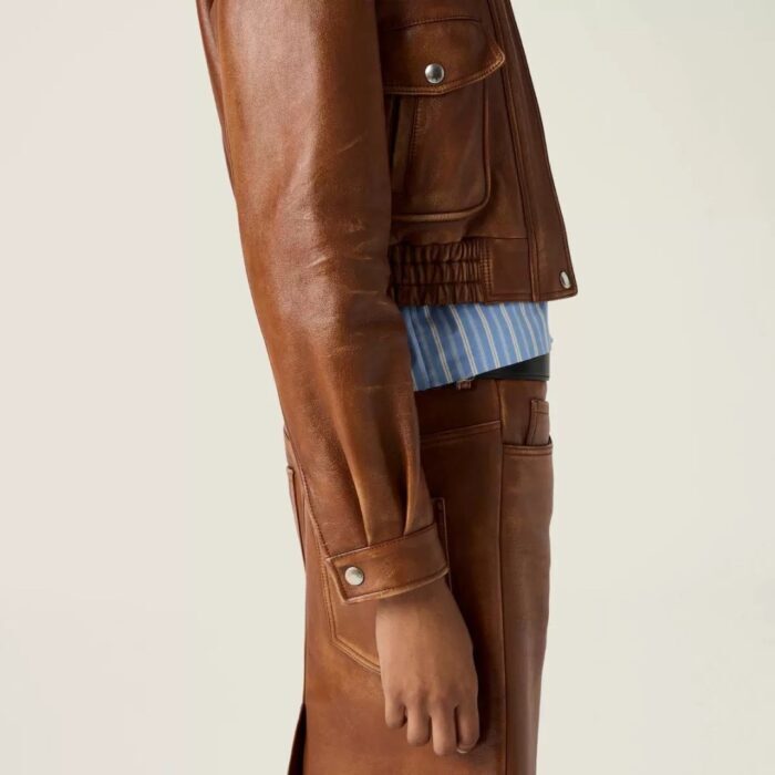 미우미우 나파 가죽 자켓, 스커트 레플리카 미러급 SA급 S급 고퀄리티 하이엔드 최상급 의류 [여성] 29