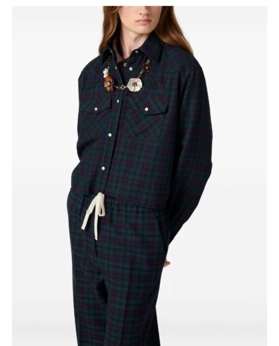 미우미우 체크 셔츠 레플리카 미러급 SA급 S급 고퀄리티 하이엔드 최상급 의류 [여성] 14