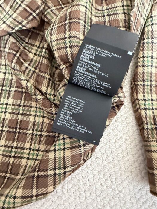 미우미우 플레이드 셔츠 카멜 토바코 레플리카 미러급 SA급 S급 고퀄리티 하이엔드 최상급 의류 [여성] 15