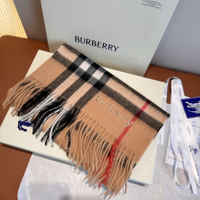 버버리 클래식 체크 캐시미어 카키 스카프 레플리카 미러급 SA급 S급 고퀄리티 최상급 하이엔드 머플러 목도리 [남성여성공용] 2