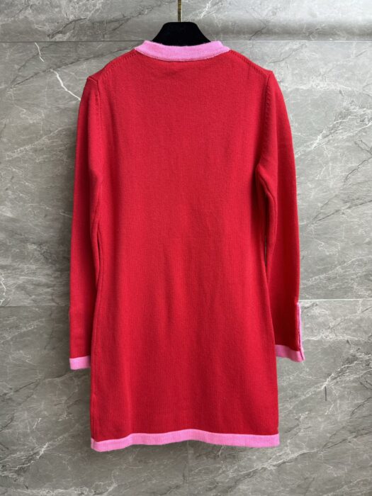 샤넬 콘트라스트 니트 드레스 레플리카 미러급 SA급 S급 고퀄리티 하이엔드 최상급 의류 [여성] 15