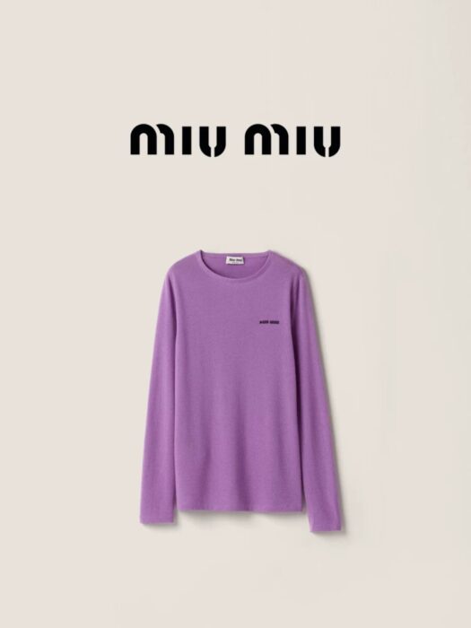 미우미우 캐시미어 실크 크루넥 스웨터 레플리카 미러급 SA급 S급 고퀄리티 하이엔드 최상급 의류 [여성] 9