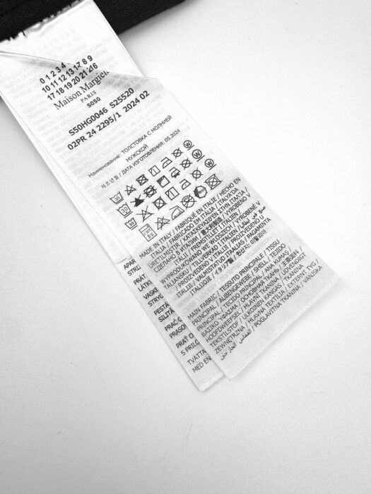 메종마르지엘라 데미지 포켓 카고 긴팔 셔츠 블랙 레플리카 미러급 SA급 S급 고퀄리티 하이엔드 최상급 의류 [남성여성공용] 11