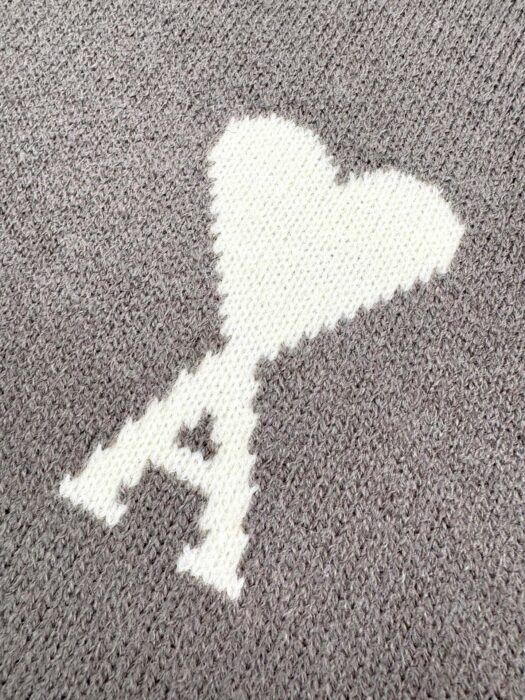 아미 베이직 흰색 하트A 자카드 니트 그레이 레플리카 미러급 SA급 S급 고퀄리티 하이엔드 최상급 의류 [남성여성공용] 10