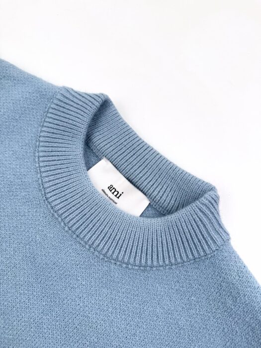 아미 베이직 흰색 하트A 자카드 니트 스카이 블루 레플리카 미러급 SA급 S급 고퀄리티 하이엔드 최상급 의류 [남성여성공용] 5