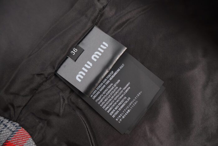미우미우 체크 코튼 자켓 와인 레플리카 미러급 SA급 S급 고퀄리티 하이엔드 최상급 의류 [남성여성공용] 11