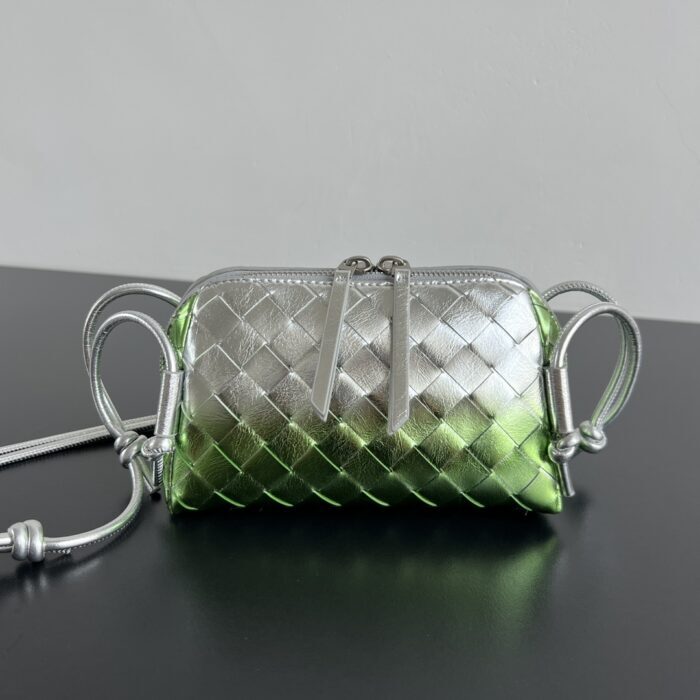 보테가베네타 콘서트 파우치백 794258 실버 그린 레플리카 미러급 SA급 S급 고퀄리티 최상급 하이엔드 숄더백 가방 [여성] 2