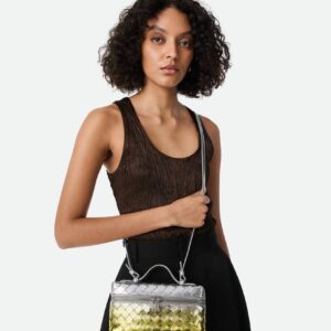 보테가베네타 뱅뱅 배니티 케이스 789109 실버 골드 레플리카 미러급 SA급 S급 고퀄리티 최상급 하이엔드 크로스백 가방 [여성]