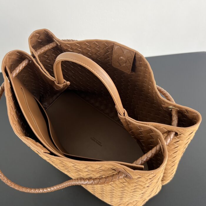 보테가베네타 라지 안디아모 743575 앰버 스웨이드 레플리카 미러급 SA급 S급 고퀄리티 최상급 하이엔드 가방 [남성여성공용] 4