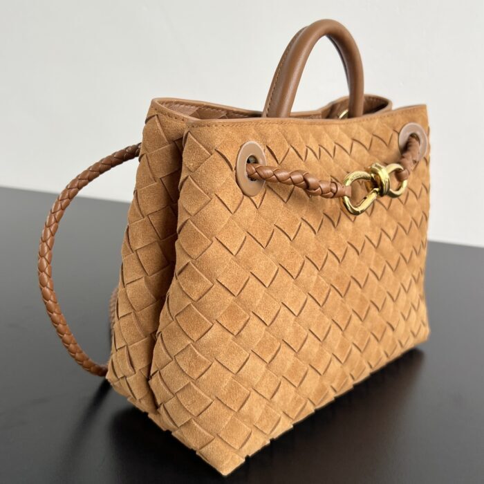 보테가베네타 스몰 안디아모 743568 앰버 스웨이드 레플리카 미러급 SA급 S급 고퀄리티 최상급 하이엔드 가방 [여성] 5