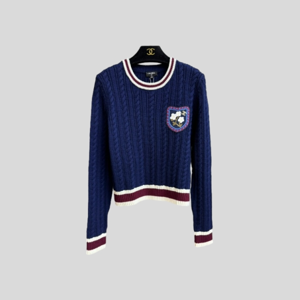 샤넬 네이비 블루 스웨터 레플리카 미러급 SA급 S급 고퀄리티 하이엔드 최상급 의류 [여성]