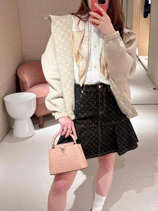 루이비통 모노그램 데님 플리츠 스커트 레플리카 미러급 SA급 S급 고퀄리티 하이엔드 최상급 의류 [여성] 6