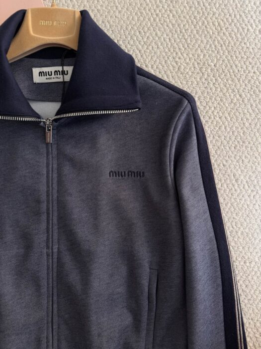 미우미우 저지 지퍼 스웨트셔츠 레플리카 미러급 SA급 S급 고퀄리티 하이엔드 최상급 의류 [여성] 10