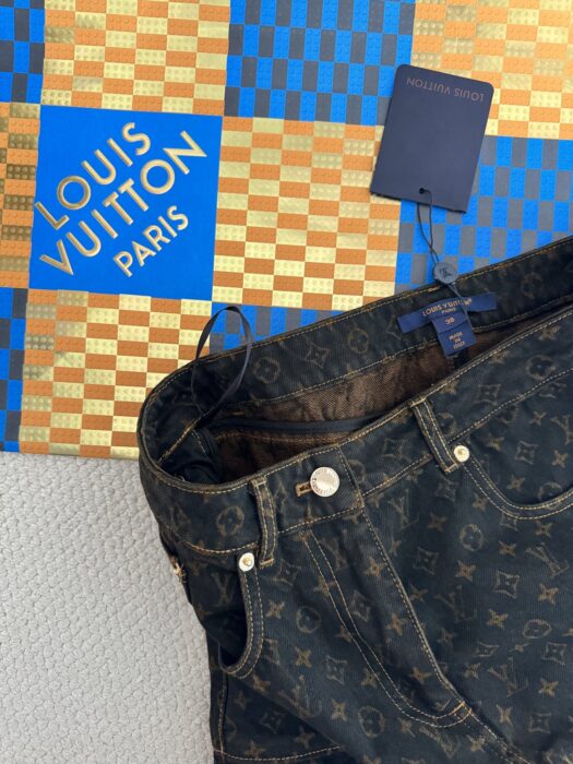 루이비통 모노그램 데님 플리츠 스커트 레플리카 미러급 SA급 S급 고퀄리티 하이엔드 최상급 의류 [여성] 13