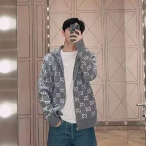 구찌 리버시블 GG 울 양면 후드집업 그레이 794935 레플리카 미러급 SA급 S급 고퀄리티 하이엔드 최상급 의류 [남성여성공용]