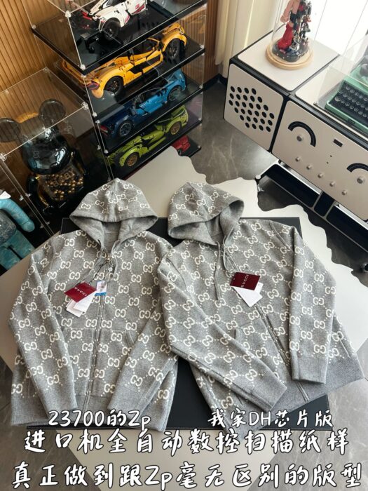 구찌 리버시블 GG 울 양면 후드집업 그레이 794935 레플리카 미러급 SA급 S급 고퀄리티 하이엔드 최상급 의류 [남성여성공용] 5