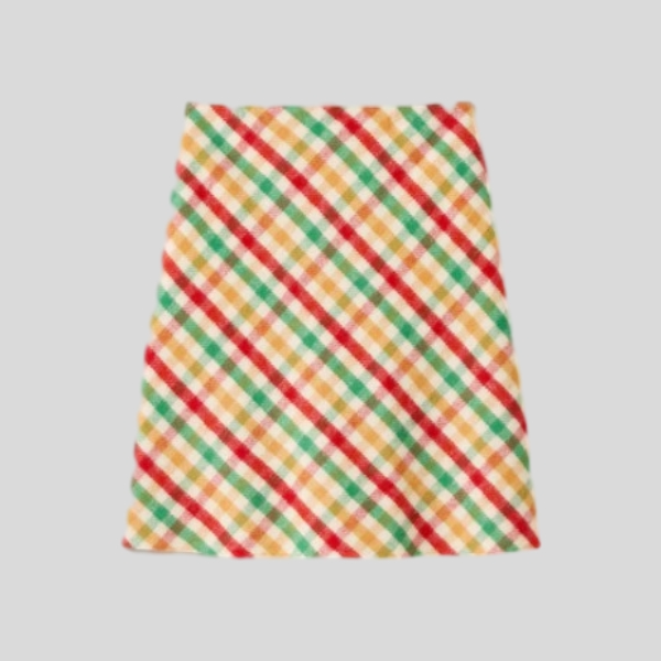 미우미우 대각선 체크 스커트 레플리카 미러급 SA급 S급 고퀄리티 하이엔드 최상급 의류 [여성]