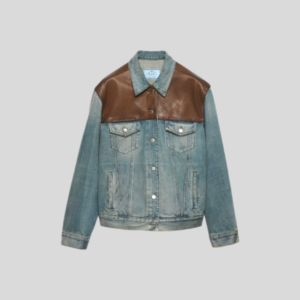 프라다 데님 및 가죽 블루종 자켓 레플리카 미러급 SA급 S급 고퀄리티 하이엔드 최상급 의류 [여성]