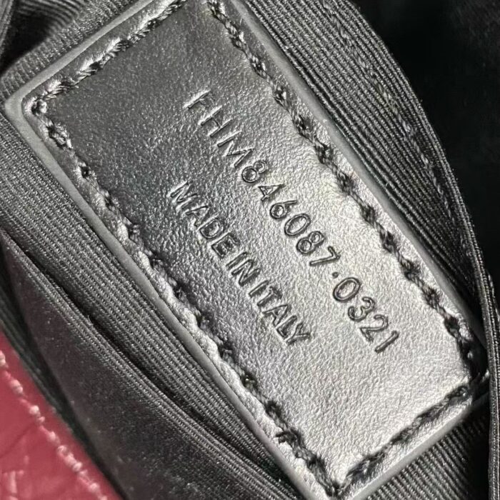 생로랑 빈티지 가죽 소재 NIKI BABY 633160 와인 금장 레플리카 미러급 SA급 S급 고퀄리티 최상급 하이엔드 크로스백 가방 [여성] 10