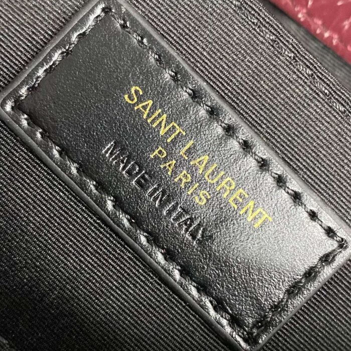 생로랑 빈티지 가죽 소재 NIKI BABY 633160 와인 금장 레플리카 미러급 SA급 S급 고퀄리티 최상급 하이엔드 크로스백 가방 [여성] 9