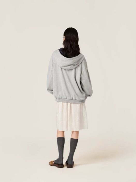 미우미우 저지 및 테크니컬 퐁제 블루종 자켓(2color) 레플리카 미러급 SA급 S급 고퀄리티 하이엔드 최상급 의류 [여성] 32