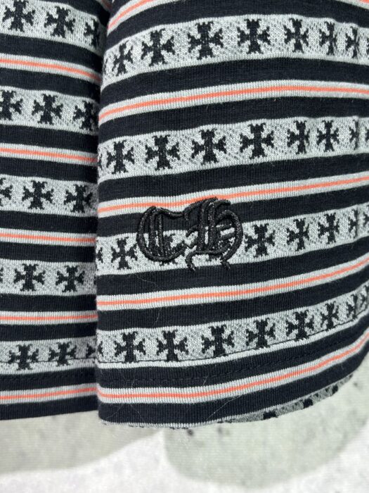 크롬하츠 로고 스트라이프 카라티 긴팔티 폴로티 레플리카 미러급 SA급 S급 고퀄리티 하이엔드 최상급 의류 [남성여성공용] 14