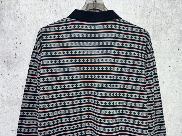 크롬하츠 로고 스트라이프 카라티 긴팔티 폴로티 레플리카 미러급 SA급 S급 고퀄리티 하이엔드 최상급 의류 [남성여성공용] 8