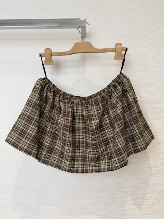 미우미우 체크 미니 스커트 레플리카 미러급 SA급 S급 고퀄리티 하이엔드 최상급 의류 [여성] 8