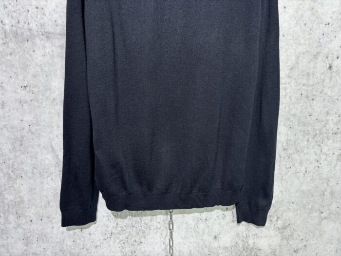 아크네스튜디오 ACNE Studios 뒷면 나비매듭 자수 지퍼 가디건 블랙 레플리카 미러급 SA급 S급 고퀄리티 하이엔드 최상급 의류 [남성] 8