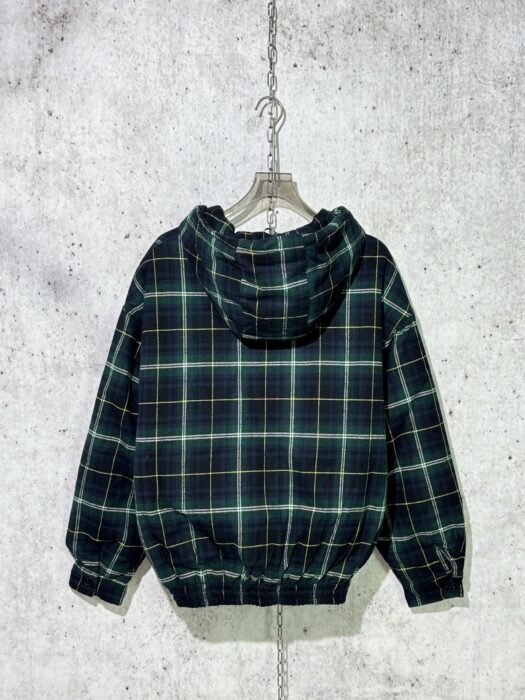 미우미우 코튼 체크 후드 자켓 그린 레플리카 미러급 SA급 S급 고퀄리티 하이엔드 최상급 의류 [남성여성공용] 4