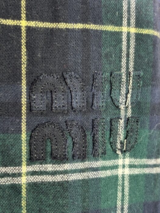 미우미우 코튼 체크 후드 자켓 그린 레플리카 미러급 SA급 S급 고퀄리티 하이엔드 최상급 의류 [남성여성공용] 12