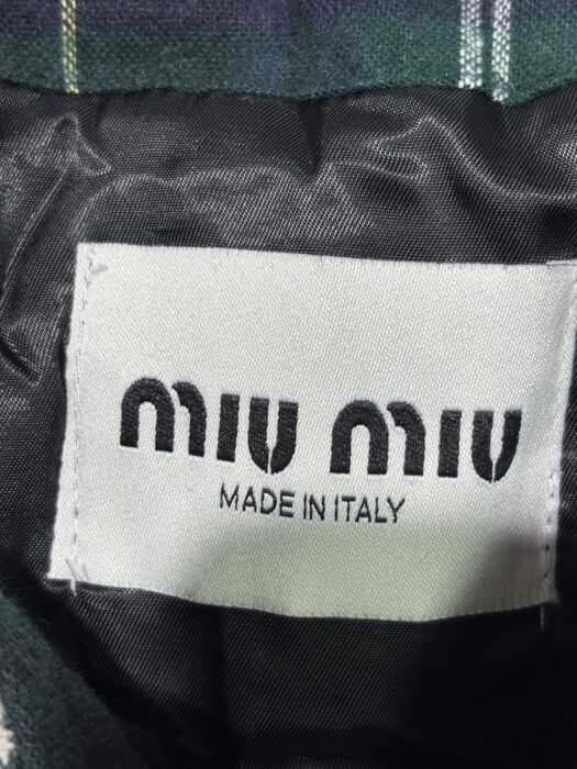 미우미우 코튼 체크 후드 자켓 그린 레플리카 미러급 SA급 S급 고퀄리티 하이엔드 최상급 의류 [남성여성공용] 13