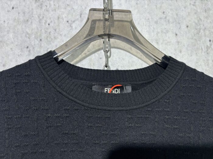 펜디 올 오버 FF로고 입체 자카드 니트 블랙 레플리카 미러급 SA급 S급 고퀄리티 하이엔드 최상급 의류 [남성] 9