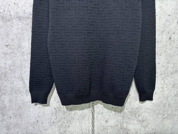 펜디 올 오버 FF로고 입체 자카드 니트 블랙 레플리카 미러급 SA급 S급 고퀄리티 하이엔드 최상급 의류 [남성] 7