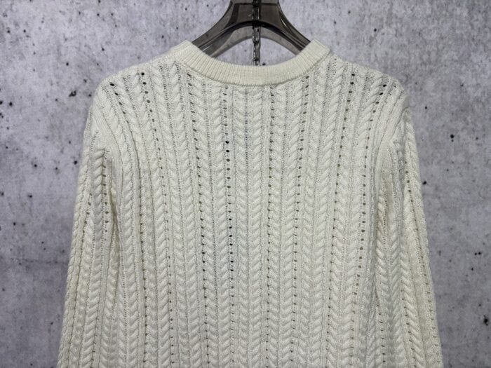 루이비통 점보 플라워 로고 자카드 니트 아이보리 레플리카 미러급 SA급 S급 고퀄리티 하이엔드 최상급 의류 [남성여성공용] 6