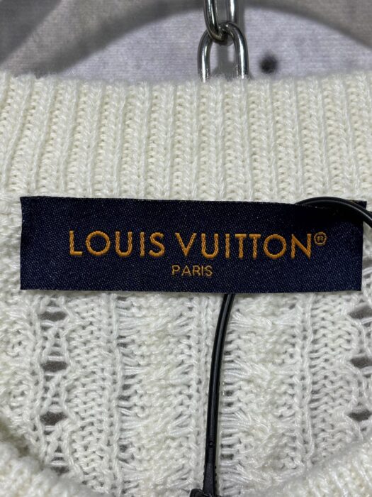 루이비통 점보 플라워 로고 자카드 니트 아이보리 레플리카 미러급 SA급 S급 고퀄리티 하이엔드 최상급 의류 [남성여성공용] 14