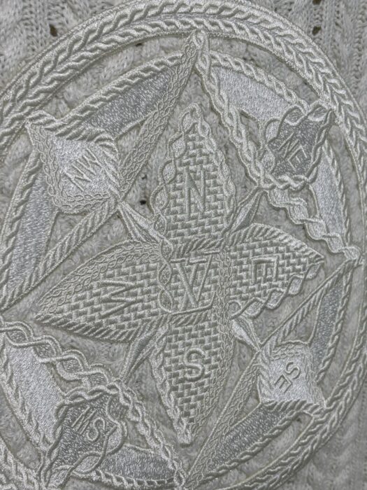 루이비통 점보 플라워 로고 자카드 니트 아이보리 레플리카 미러급 SA급 S급 고퀄리티 하이엔드 최상급 의류 [남성여성공용] 12