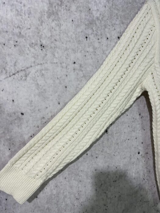 루이비통 점보 플라워 로고 자카드 니트 아이보리 레플리카 미러급 SA급 S급 고퀄리티 하이엔드 최상급 의류 [남성여성공용] 13