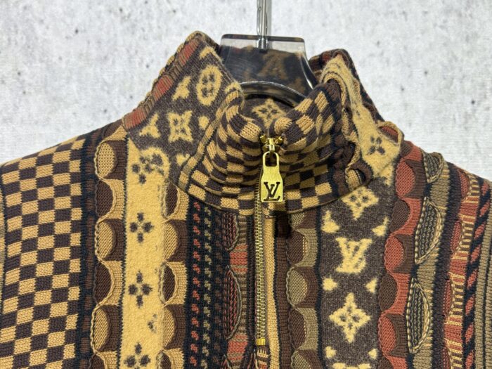 루이비통 니고 자카드 반지퍼 니트 브라운 레플리카 미러급 SA급 S급 고퀄리티 하이엔드 최상급 의류 [남성여성공용] 9