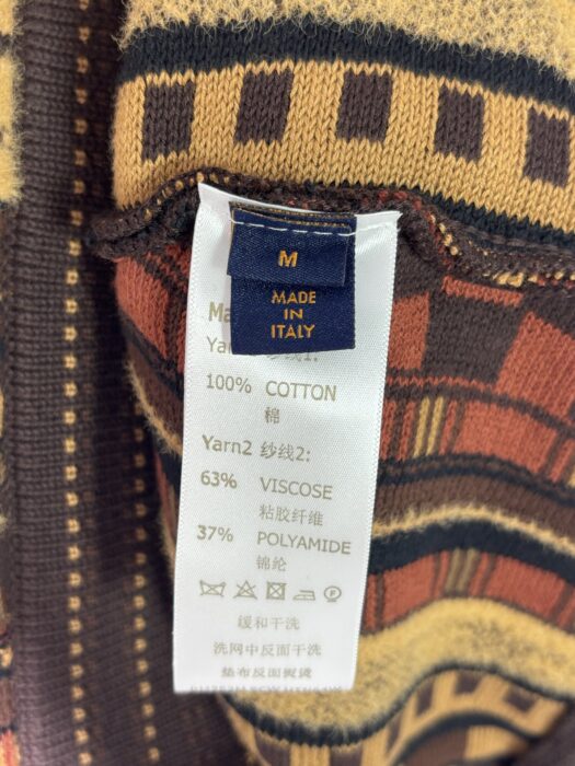 루이비통 니고 자카드 반지퍼 니트 브라운 레플리카 미러급 SA급 S급 고퀄리티 하이엔드 최상급 의류 [남성여성공용] 14