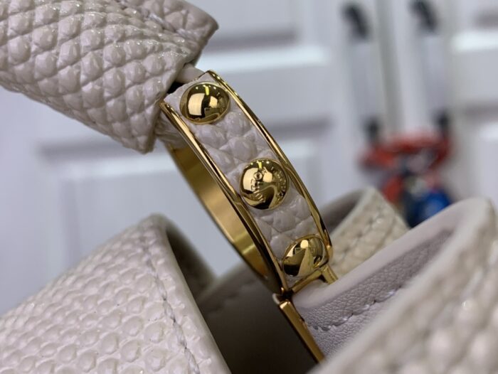 루이비통 카퓌신 미니 로고 자수 M48865 화이트 레플리카 미러급 SA급 S급 고퀄리티 최상급 하이엔드 가방 [여성] 8