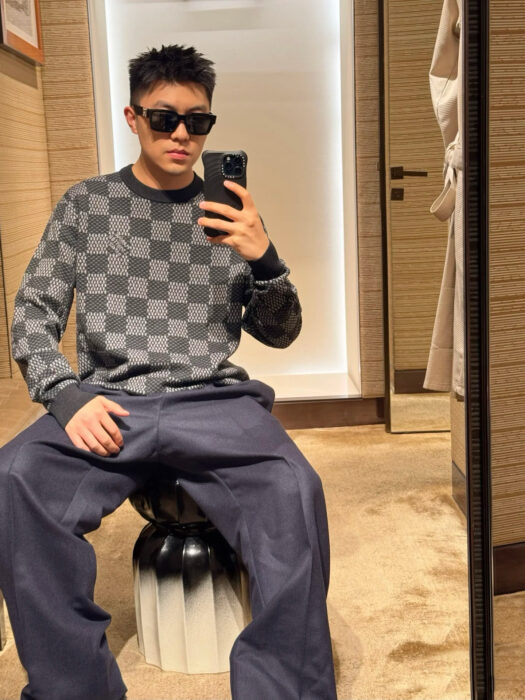 루이비통 LV 면양 털 다미에 니트 레플리카 미러급 SA급 S급 고퀄리티 하이엔드 최상급 의류 [남성여성공용]