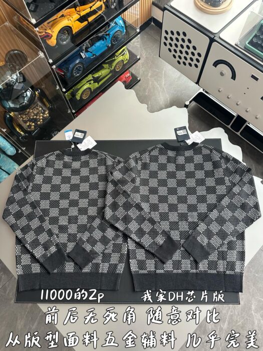 루이비통 LV 면양 털 다미에 니트 레플리카 미러급 SA급 S급 고퀄리티 하이엔드 최상급 의류 [남성여성공용] 4