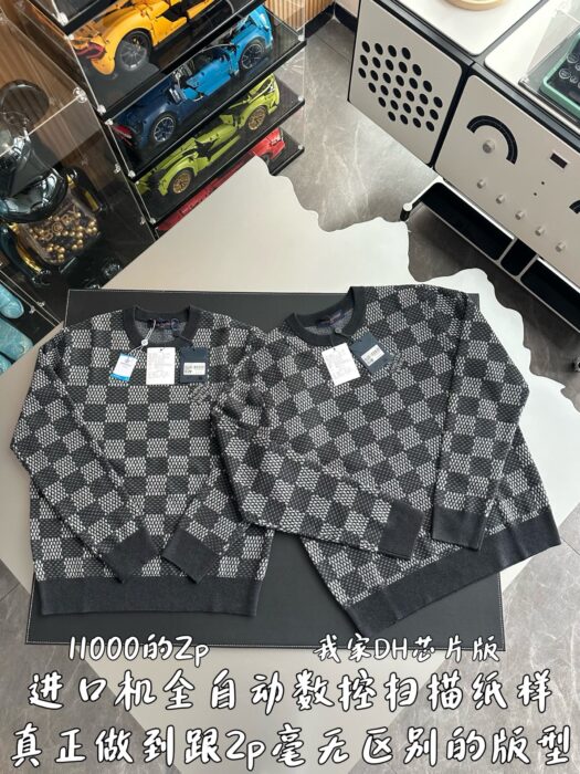 루이비통 LV 면양 털 다미에 니트 레플리카 미러급 SA급 S급 고퀄리티 하이엔드 최상급 의류 [남성여성공용] 5